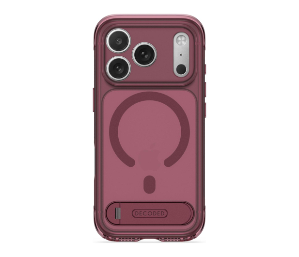 Decoded AntiMicrobial Hybrid Stand Backcover do iPhone 18 Pro MagSaf - 1586688 - zdjęcie